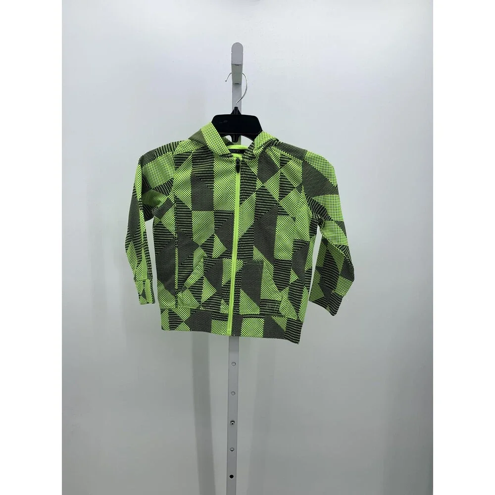 BLACK PATTERN HOODED ZIP